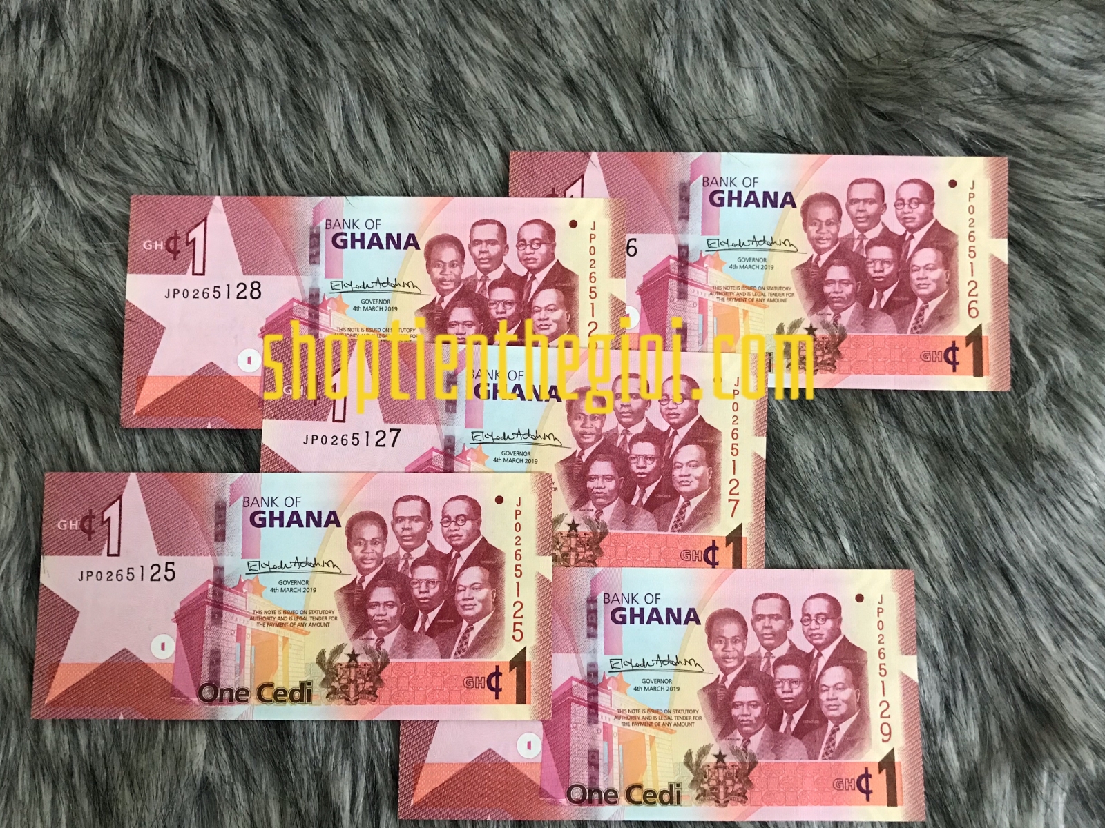 Tiền Ghana 1 Cedi 2019 UNC